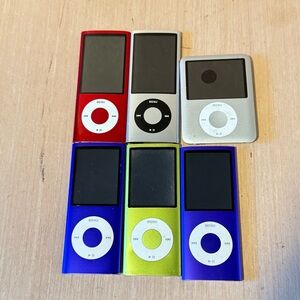 Lot of 6 iPod Nano A:1320/1285/1236 BROKEN Need New Batteries Parts/Repair Read
